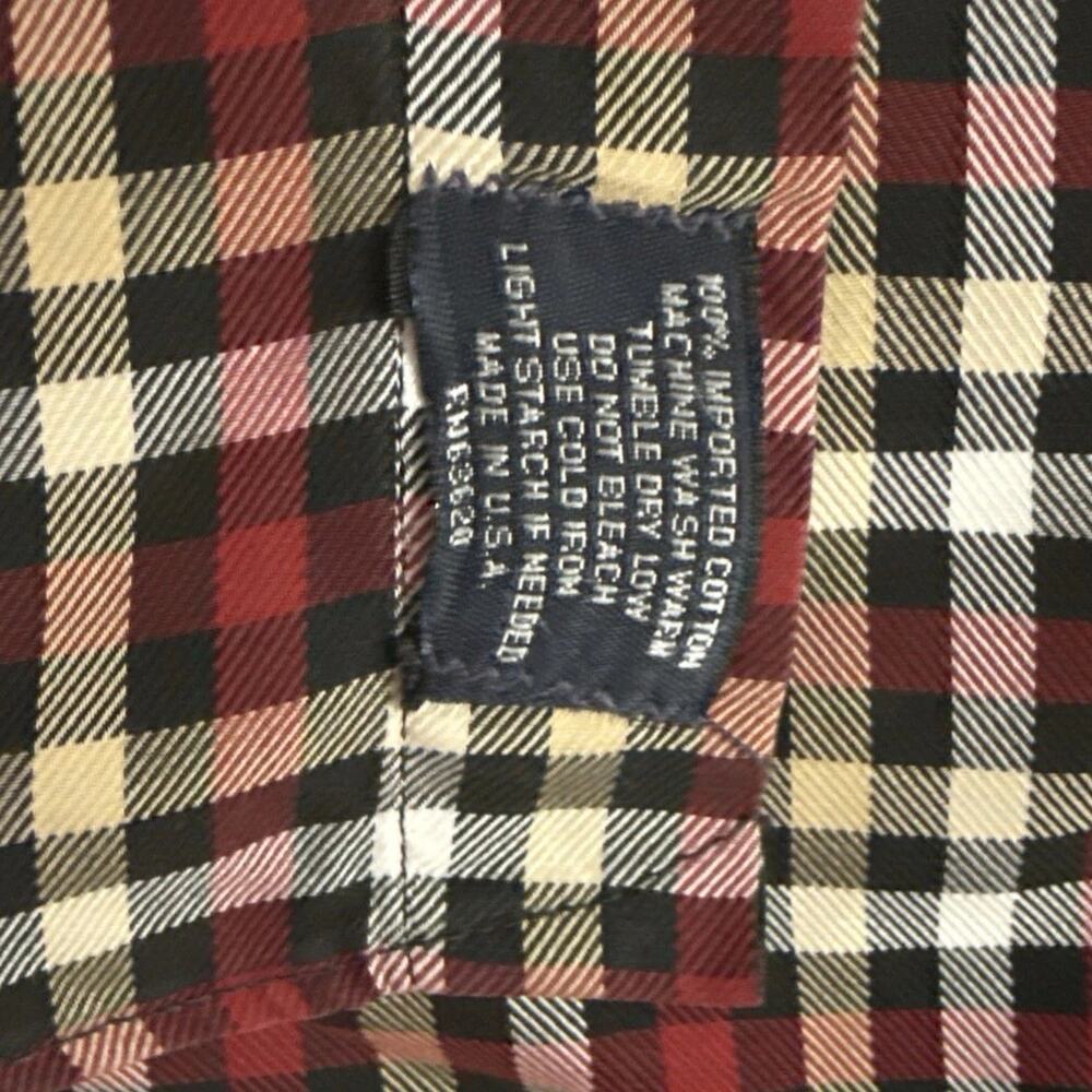 Burberry London Shirt Mens XL Plaid Button Down Nova Check Cotton Long Sleeve - Picture 11 of 12